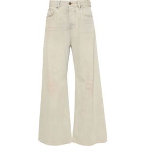 Diesel, Jeans, Dames, Blauw, W28, Wijde jeans voor vrouwen