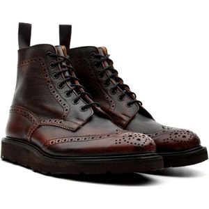 Tricker's, Schoenen, Heren, Paars, 42 1/2 EU, Burgundy Stow Laarzen