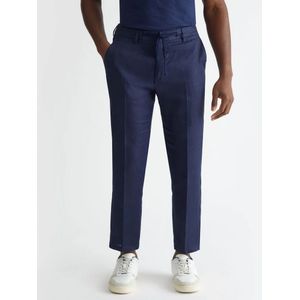 Liu Jo, Broeken, Heren, Blauw, 2Xl, Linnen, Navy Blauwe Chino Broek