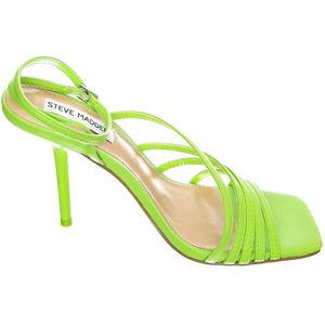 Steve Madden, Schoenen, Dames, Groen, 37 EU, Groene Dames Enkelband Sandalen