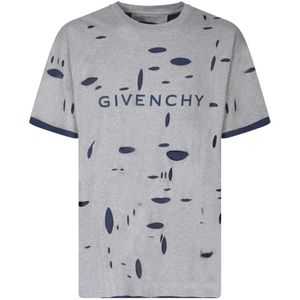 Givenchy, Tops, Heren, Grijs, S, Katoen, T-Shirts