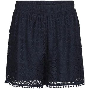 Vero Moda, Korte broeken, Dames, Blauw, S, Navy Blue High Waist Shorts