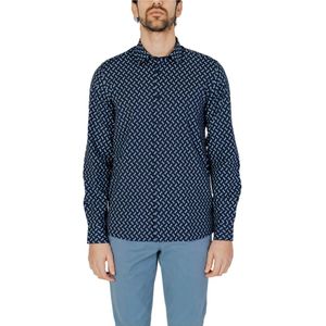 Antony Morato, Lange Mouwen Heren Overhemd Lente/Zomer Collectie Blauw, Heren, Maat:M