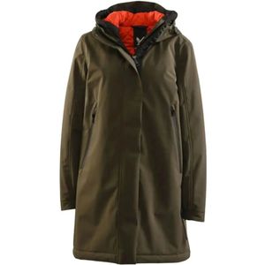 Fuchs Schmitt, Stijlvolle Urban Protection Parka Groen, Dames, Maat:S