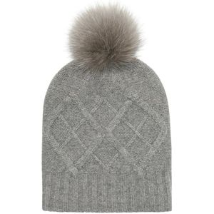 Max Mara Studio, Beanies Grijs, Dames, Maat:M