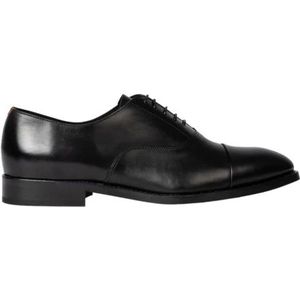 Paul Smith, Schoenen, Heren, Zwart, 41 1/2 EU, Leer, Klassieke Zwarte Leren Oxford Schoenen