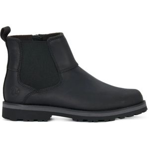 Timberland, Schoenen, Dames, Zwart, 35 EU, Grijze Nubuck Chelsea Laars voor Kinderen