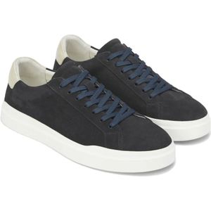 Marc O'Polo, Schoenen, Heren, Blauw, 45 EU, Suède, Blauwe Veterschoenen voor Heren