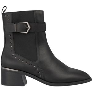 Alma EN Pena, Schoenen, Dames, Zwart, 35 EU, Studded enkellaars