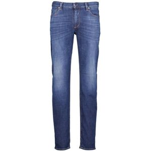 Alberto, Blauwe Jeans Blauw, Heren, Maat:W30 L34