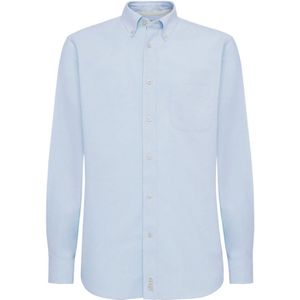 Boggi Milano, Overhemden, Heren, Blauw, 2Xl, Katoen, Regular Fit Biologisch Oxford Katoenen Overhemd