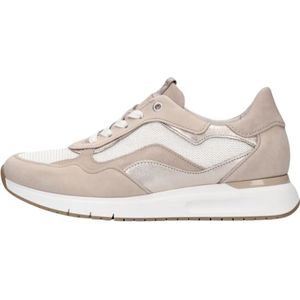 Gabor, Schoenen, Dames, Beige, 41 EU, Suède, Lage Sneakers in Beige Suède