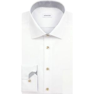 Seidensticker, Overhemden, Heren, Wit, 2Xl, Katoen, Wit Business Overhemd Lange Mouw