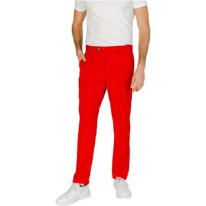 Antony Morato, Broeken, Heren, Rood, S, Polyester, Slim-fit Broeken