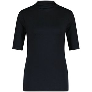 Hugo Boss, T-Shirts Zwart, Dames, Maat:L