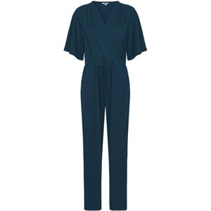 mbyM, Navy Blue Jersey Jumpsuit Bradlee Blauw, Dames, Maat:S