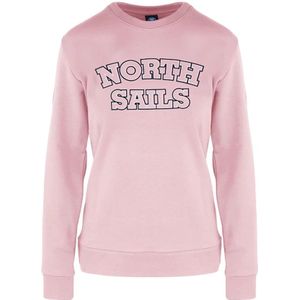 North Sails, Sweatshirts & Hoodies, Dames, Roze, S, Katoen, Dames Sweatshirt Ronde Hals Katoen Polyester