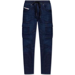 Diesel, Jeans, Dames, Blauw, W26, Katoen, ‘D-Ursy Jogg’ jeans