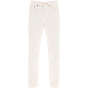 Agolde, Straight Jeans Wit, Dames, Maat:W25