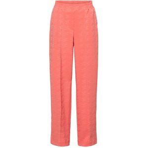 &Co Woman, Jacquard Comfort Pantalon Roze, Dames, Maat:M