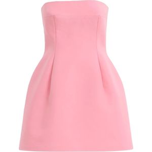 Marni, Kleedjes, Dames, Roze, M, Katoen, Cady strapless mini dress