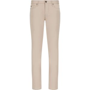 Emporio Armani, Jeans, Dames, Beige, W32, Denim, Stijlvolle Denim Jeans in Tejano Kleur