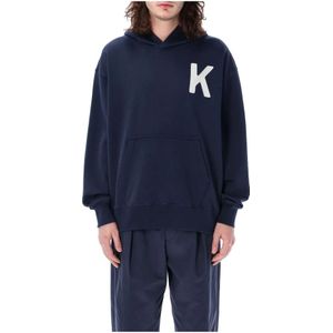 Kenzo, Sweatshirts & Hoodies, Heren, Blauw, XL, Hoodies