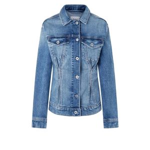 Pepe Jeans, Denim Jassen Blauw, Dames, Maat:2XS