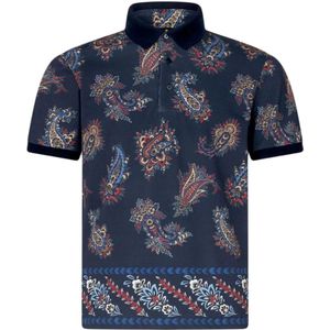 Etro, Tops, Heren, Veelkleurig, S, Katoen, Rode T-shirts en Polos