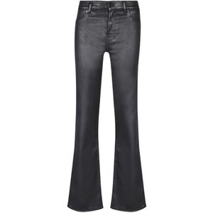 7 For All Mankind, Jeans, Dames, Zwart, W28, Denim, Zwarte Jeans voor Dames Aw 23