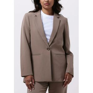 Neo Noir, Jassen, Dames, Bruin, XL, Kameel Suit Blazer voor Dames