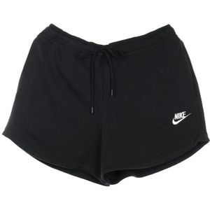 Nike, Essential Terry Hardloopshorts Zwart, Dames, Maat:XL