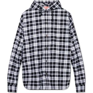 Diesel, Overhemden, Heren, Veelkleurig, L, Katoen, ‘S-Dewny-Hood’ shirt
