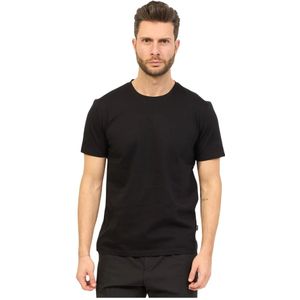 Hugo Boss, Tops, Heren, Zwart, XL, Katoen, Slim Fit Korte Mouw T-Shirt