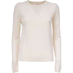 Aspesi, Truien, Dames, Beige, S, Kasjmier, Cashmere Crewneck Sweater