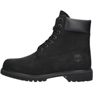 Timberland, Schoenen, Heren, Zwart, 44 EU, Zwarte Premium Boot Heren 6Inch