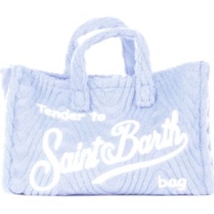 Saint Barth, Tassen, Dames, Blauw, ONE Size, Katoen, Mini Bags