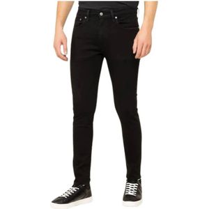 Levi's, Jeans, Heren, Zwart, W36, Denim, Slim-fit Jeans Upgrade Stijlvol Comfortabel