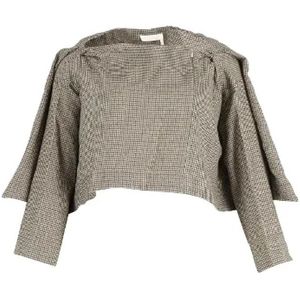Chloé Pre-owned, Pre-owned Wool outerwear Grijs, Dames, Maat:M
