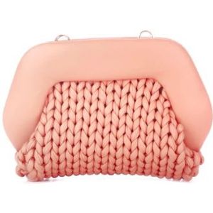 THEMOIRè, Tassen, Dames, Roze, ONE Size, Leer, Clutches