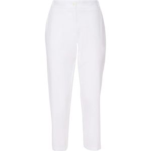 Ottod'Ame, Broeken, Dames, Wit, S, Katoen, Witte Katoenen Slim Fit Broek