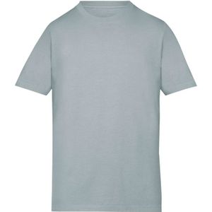 Maison Margiela, Tops, Heren, Grijs, S, Katoen, Grijze Four-Point Logo Katoenen T-Shirt