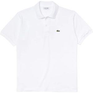 Lacoste, Tops, Heren, Wit, 2Xl, Katoen, Witte T-shirts en Polos