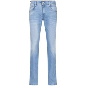 Replay, Tijdloze Anbass Jeans Rechte Pijp Blauw, Heren, Maat:W29 L30