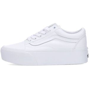 Vans, Witte Old Skool Stackform Sneakers Wit, Dames, Maat:36 1/2 EU