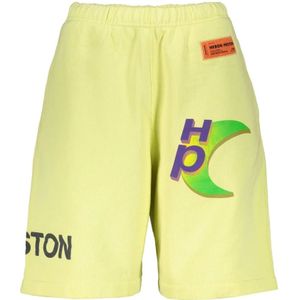 Heron Preston, Korte broeken, Heren, Geel, S, Katoen, Gele Katoenen Shorts Ss 22