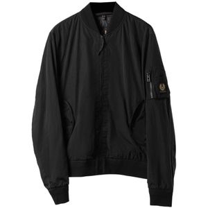 Belstaff, Exclusieve Quest Jas Zwart, Heren, Maat:M