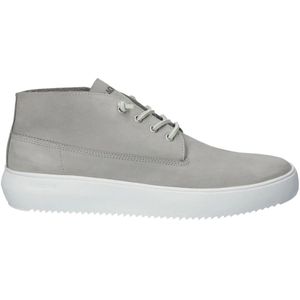 Blackstone, Schoenen, Heren, Grijs, 41 EU, Zilveren Sconce Sneaker Mid