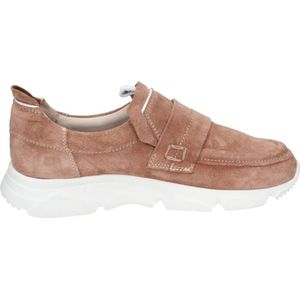 Moma, Schoenen, Dames, Roze, 37 EU, Suède, Suede Slip-On Damessneakers