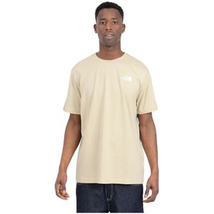 The North Face, T-Shirts Beige, Heren, Maat:S